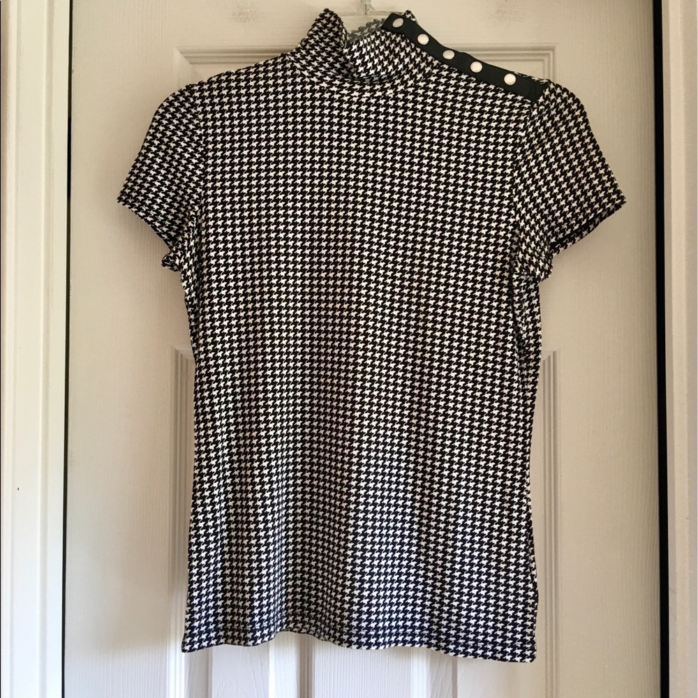 Regal Ralph Lauren houndstooth turtleneck !!💂🏻‍♀️